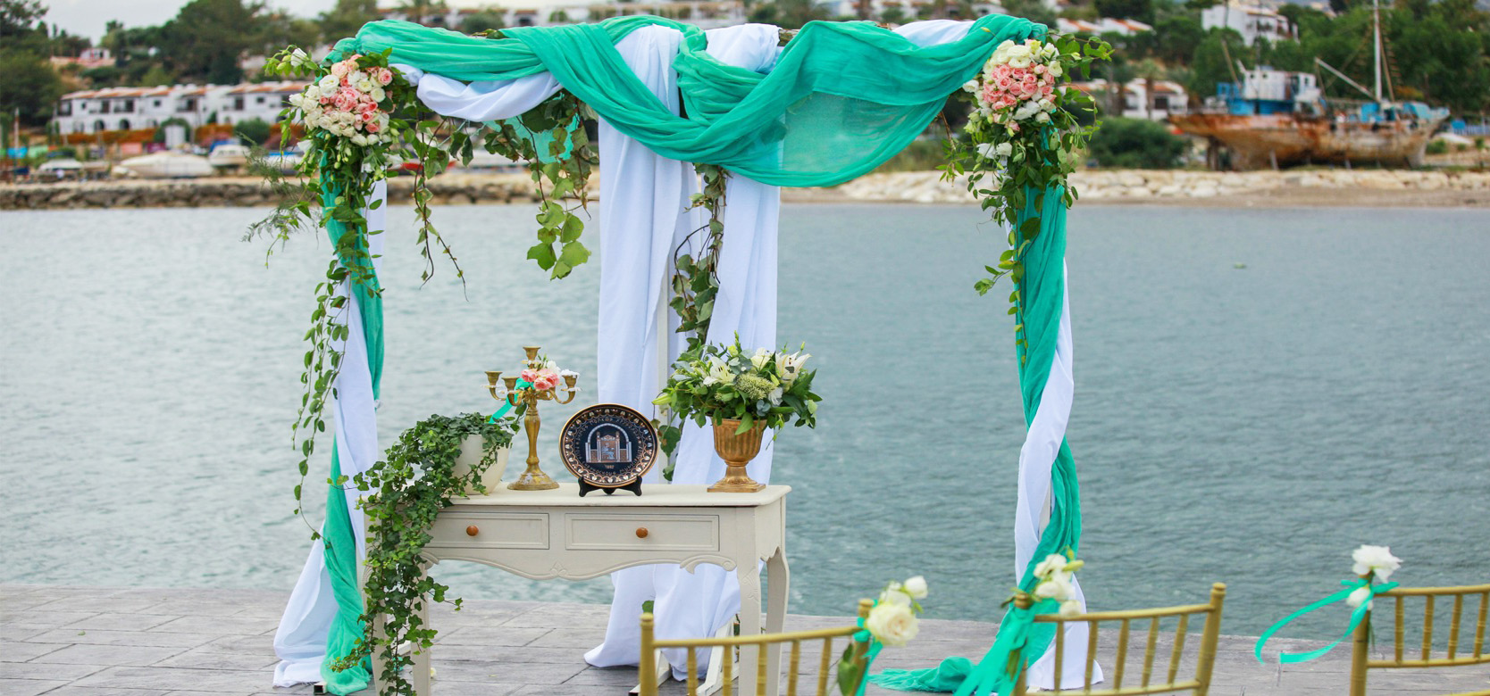 Book your wedding day in Polis - Latchi Harbour Venue